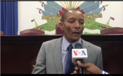 Deputy Lemoine Premier describes opposition lawmaker vandalism as "abnormal," Sept. 3, 2019.