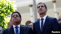 Juan Guaido et Edgar Zambrano, le 5 janvier 2019.