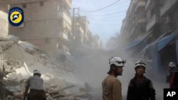 Hare-haren jiragen Rasha da Siriya a Aleppo