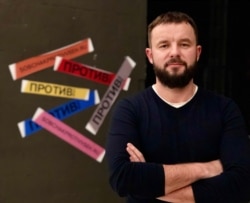 Vitali Shkliarov in Moscow, 2018. (Charles Maynes/VOA)