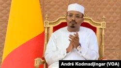 Le général Mahamat Idriss Deby Itno, président de la république du Tchad.