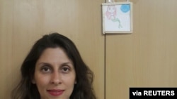 British-Iranian aid worker Nazanin Zaghari-Ratcliffe is seen at her parent's home, in Tehran, Iran, March 17, 2020. (Free Nazanin Campaign/Handout)