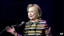 Hillary Clinton adalah pilihan utama bagi 61% warga Amerika sebagai Capres AS tahun 2016 (foto: dok). 