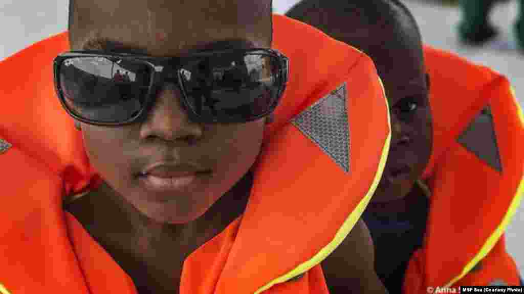 Kevin, un des secourus, était terrifié dans un premier temps mais a réussi à attirer l&rsquo;attention des autres.