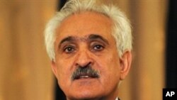 Afghan Foreign Minister Rangin Dadfar Spanta (file photo)