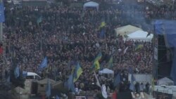 Protesters Remain in Kyiv's Independence Square