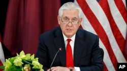 Sakataren harkokin wajen Amurka, Rex Tillerson