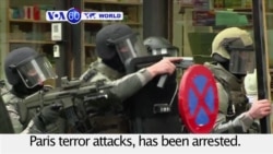 VOA60 World PM - Paris Attacks Suspect Captured in Belgium