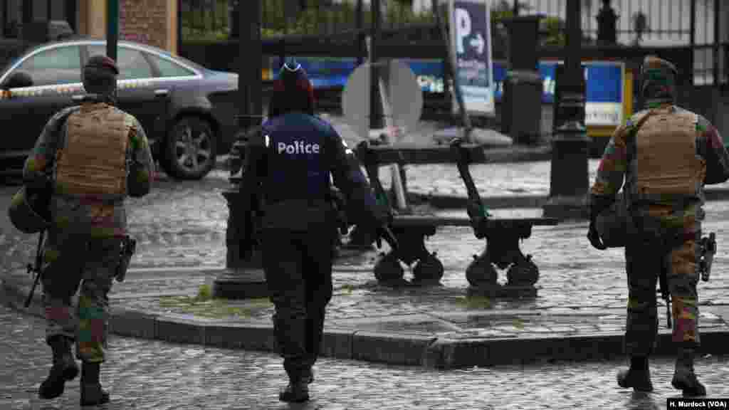 የቤልጅም ዋና ከተማ ብራስልስ በፀረ-ሽብር ከፍተኛ ወታደራዊ ጥበቃ ስር