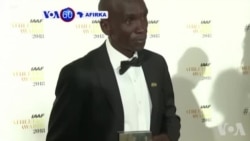 VOA60 Afirka: A Monaco Shaharraren Dan Tseren Kasar Kenya Eliud Kipchoge Ya Karbi Lambar Yabon Hukumar Wasan Tseren Kasa-da-Kasa