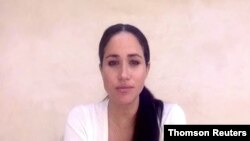 The Duchess of Sussex Meghan Markle comments on protests against racism after the death of George Floyd.