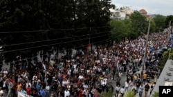Manifestation en Grèce contre les licenciements dans la fonction publique