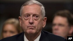 Menteri Pertahanan AS yang baru, Jenderal Marinir (Purn.) James Mattis.