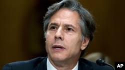 Antony Blinken, saat menjabat Wakil Menteri Luar Negeri, di Capitol Hill di Washington, 29 September 2016. (Foto: AP/Jose Luis Magana)