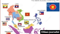 东盟国家地区图