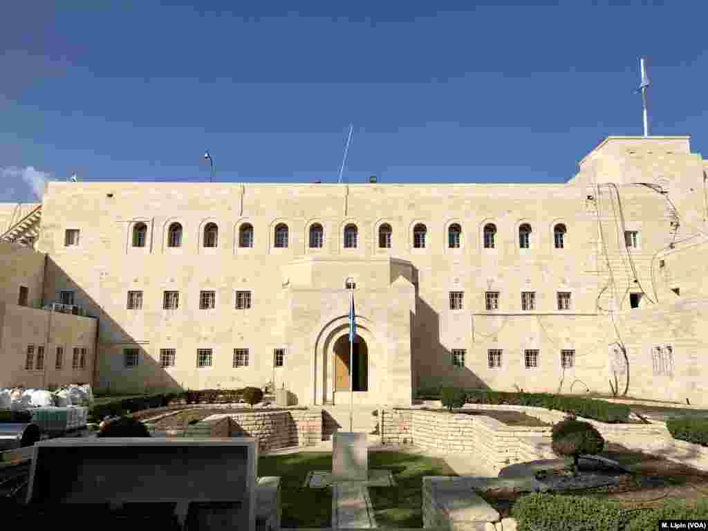 UNTSO has been renovating Government House for the past few years to strengthen its foundations. The work on the historic building, seen here April 6, 2018, is to be completed later this year.