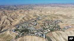 Permukiman Yahudi Mitzpe Yeriho di Tepi Barat, 26 Januari 2020. 