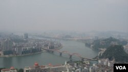 Bahan kimia beracun Cadmium mencemari Sungai Liujiang di Tiongkok selatan hari Jumat (27/1).