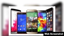 Mobil telefonlar (Mənbə: VOA) 