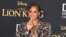 Penyanyi / penulis lagu AS Beyonce dalam pemutaran perdana dunia "The Lion King" Disney di teater Dolby di Hollywood, 9 Juli 2019. (Foto: dok). 