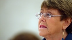 ARHIVA - Visoka komesarka UN za ljudska prava Mišel Bačelet na sednici Saveta bezbednosti za ljudska prava u Ujedinjenim nacijama u Ženevi, 27. februara 2020.