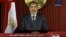 In this image made from video, Egyptian President Mohammed Morsi delivers a televised statement in Cairo, Egypt, Thursday, Dec. 6, 2012.