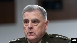 资料照片：2023年3月28日，美国参谋长联席会议主席马克·米利将军参加在国会山的一场活动。（美联社照片）