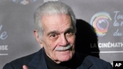 FILE - Egypt-born actor Omar Sharif, shown at a 2012 film festival, has died in Cairo.