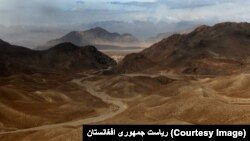 نمایی از ساحۀ معدن مس عینک لوگر