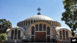 FILE - The Church of St. Mary of Zion is seen in Axum, in the Tigray region of Ethiopia, Monday, Nov. 4, 2013.
