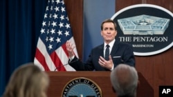 존 커비 미국 국방부 대변인.