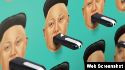 미국 '인권재단(HRF)'은 ‘자유를 위한 플래시 드라이브’ 운동을 통해 북한에 외부 정보와 문화를 담은 USB를 보내왔다. HRF 웹사이트에 실린 사진.