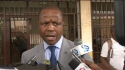 UNHCR representative in the CAR Buti Kale speaks in Yaounde, Cameroon, July 4, 2019. (M. Kindzeka/VOA)