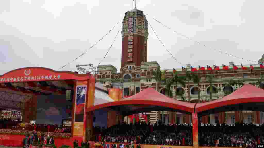 中华民国庆祝104年双十国庆。（美国之音李逸华拍摄）