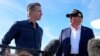 Trump says US government is behind California during visit to fire-stricken state
