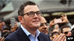 Pemimpin negara bagian Victoria di Australia, Daniel Andrews, saat menghadiri acara di Melbourne, 11 Agustus 2018. (Foto: AFP)