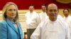 Menlu Clinton Akhiri Lawatan di Burma dengan Janji Dukungan