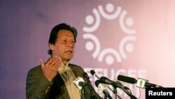 FILE - Pakistan's Prime Minister Imran Khan.