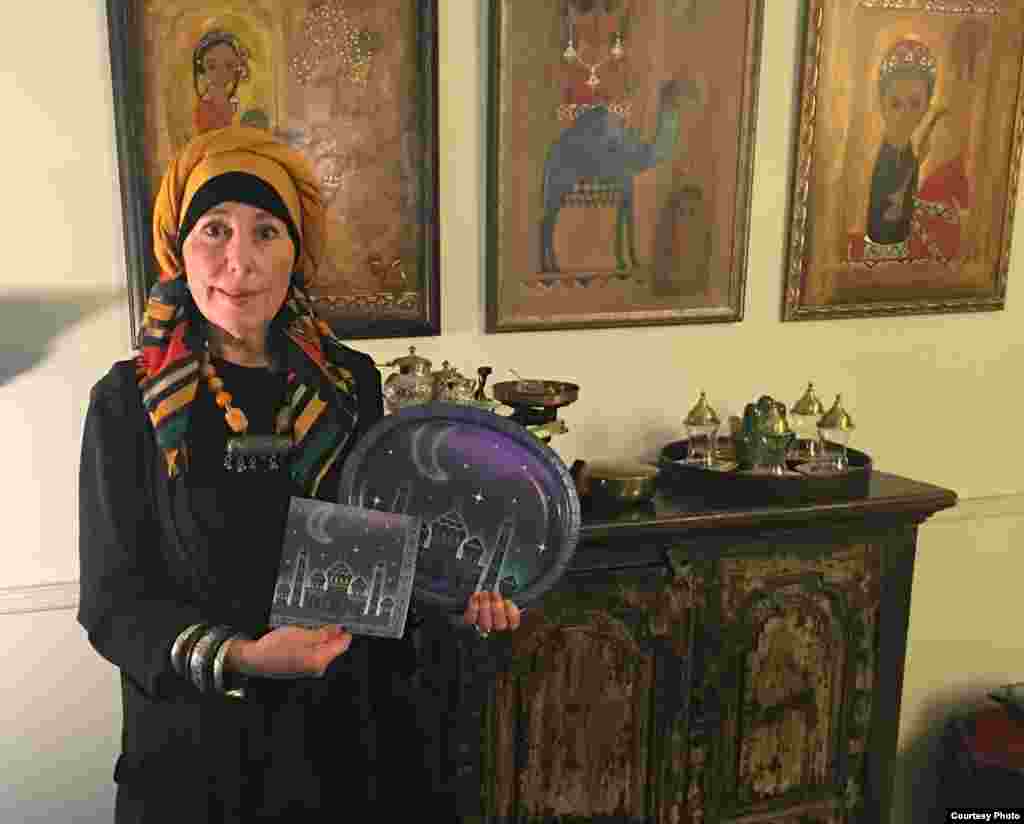 Inas El Ayouby is delighted that she can find Ramadan decorations in local stores to add to her homemade ones (I. El Ayouby)