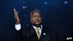 Mokonzi ya Ouganda Yoweri Museveni na Nairobi, Kenya, 26 novembre 2018.
