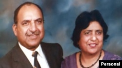 صلاح الدین احمد اور انکی اہلیہ۔ بشکریہ ظہور احمد