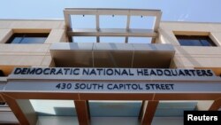 FILE -- Russian government hackers penetrated the computer network of the Democratic National Committee, the FBI believes. And are now believed to be targeting the cellphone of some Democratic Party figures.