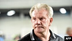 Paul Put au stade d'Alger, en Algérie, le 9 juillet 2017