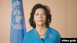 រូបឯកសារ៖ អ្នក​ស្រី Noeleen Heyzer ជា​បេសកជន​ពិសេស​របស់​លោក​អគ្គលេខាធិការ​អង្គការ​សហ​ប្រជាជាតិ​សម្រាប់​ប្រទេស​មីយ៉ាន់ម៉ា។