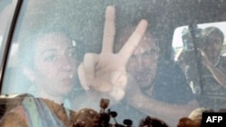 ფოტორეპორტიორი გიორგი აბდალაძე განთავისუფლების შემდეგ