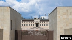 摩尔多瓦即将举办欧洲政治共同体峰会的城堡。（2023年5月24日）