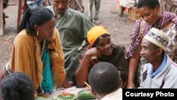 FILE - Farmers attend one of the plant clinics in East Africa (Courtesy - CABI).