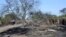 A view shows a burnt compound after an attack by Boko Haram militants in the village of Ngouboua, Feb. 13, 2015. Boko Haram fighters attacked the village in Chad on Friday. 