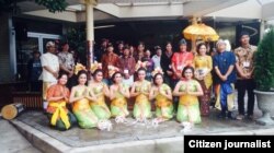 Kelompok Banjar Bali dan Gamelan Raga Kusuma di Washington, D.C. (foto/dok: Banjar Bali)