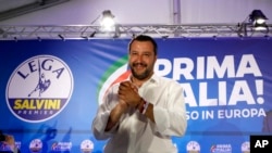Lider desničarske Lige za sever Mateo Salvini
